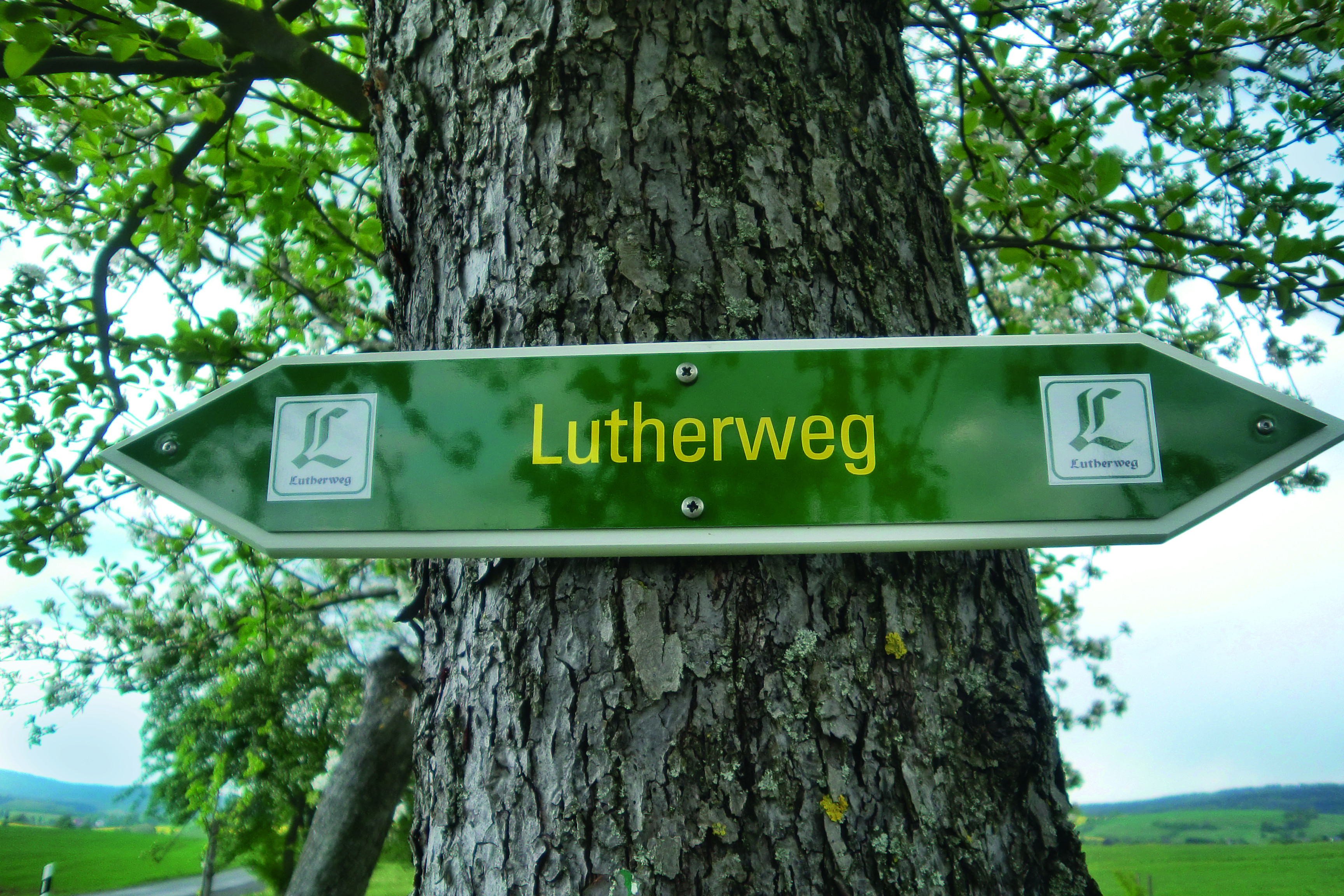 Lutherwege-Schild (c) Joachim Negwer, CMR